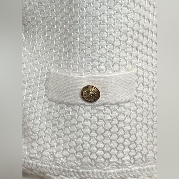 Alice and Olivia Scalloped Knit Jacket size M - Picture 5 of 11